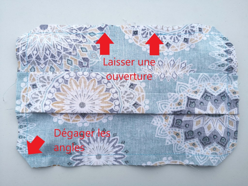tuto pour réaliser masques en tissu