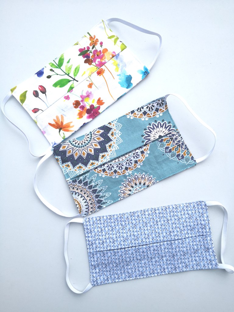 masques réalisés en tissu