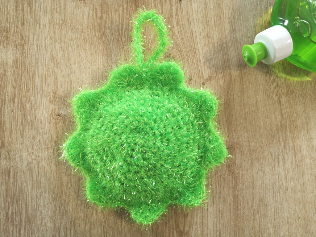 éponge tawashi au crochet